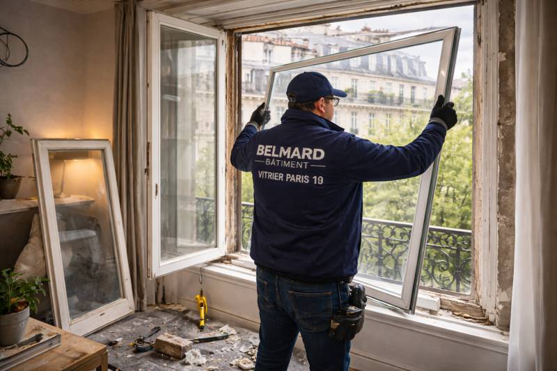 Changement de fenêtre sur Paris 19