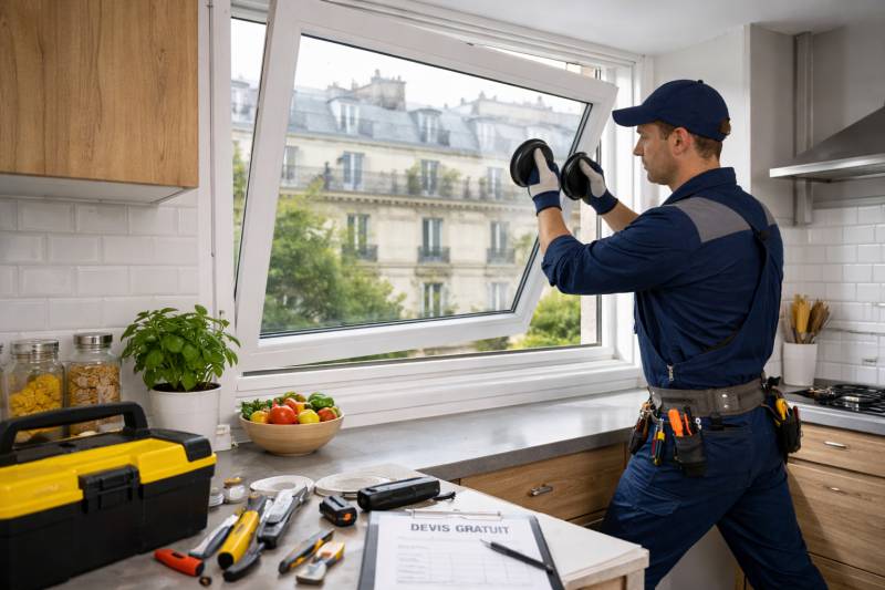 Changement urgent de vitre à Paris 6